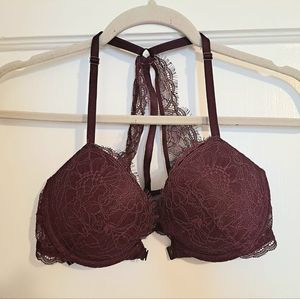 Victoria's Secret Alluring push-up bra featuring a delicate line of crystals.